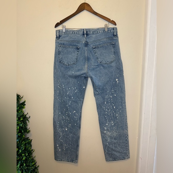 Straight Fit Paint Jeans by Frame - Picture 2 of 6